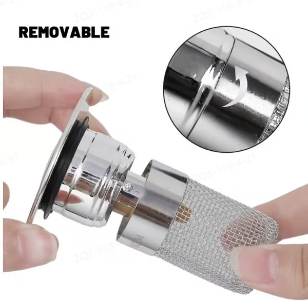 🔥Last Day Promotion 69% OFF🔥Pop Up Sink Drain Strainer----🛀Removes odors and prevents blockages