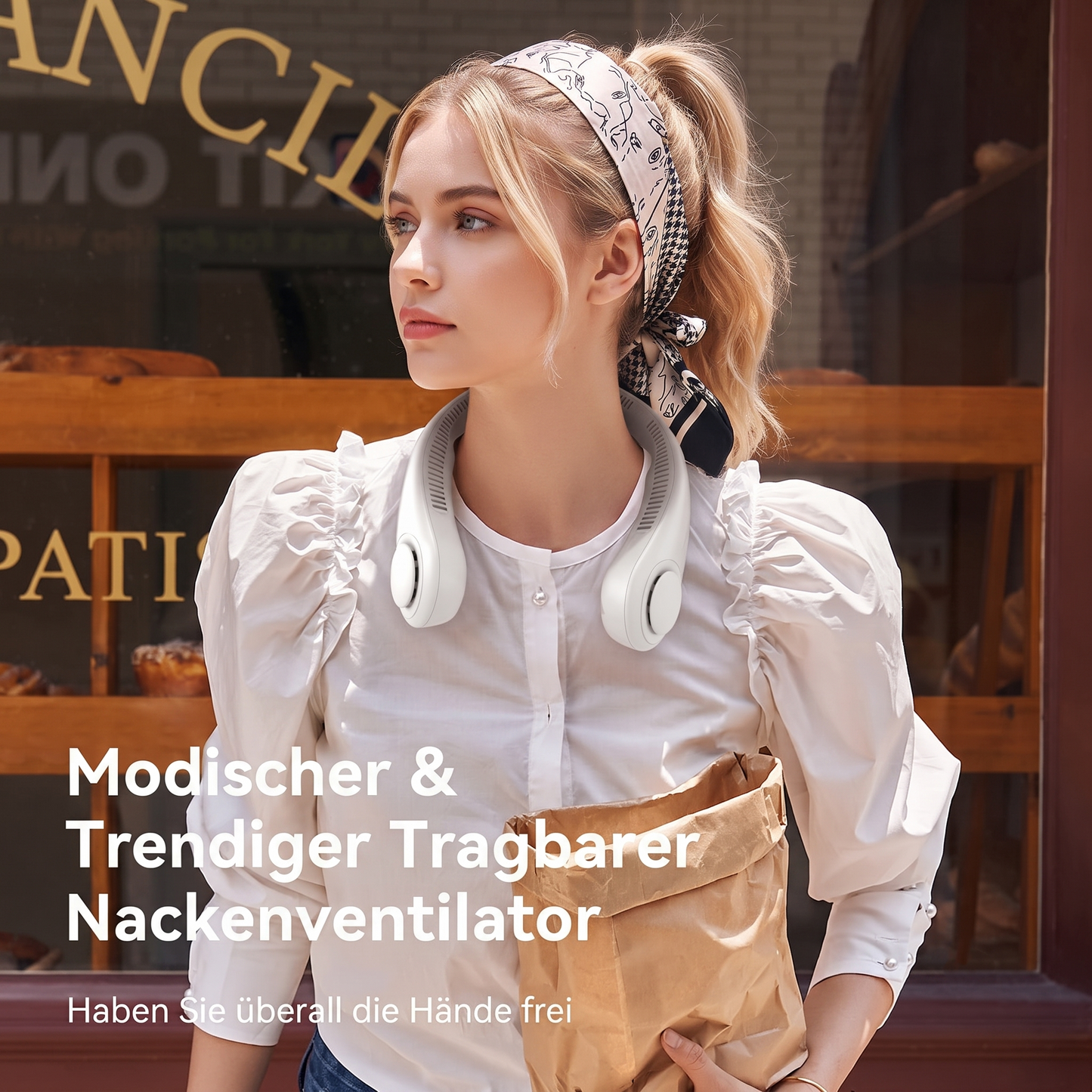 Tragbarer Nackenventilator